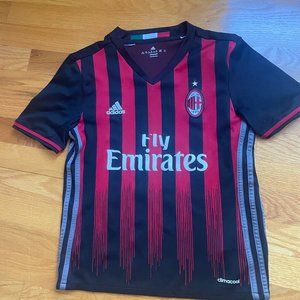AC Milan Boys Soccer Jersey Size M